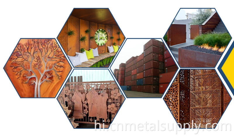 Corten steel plate
